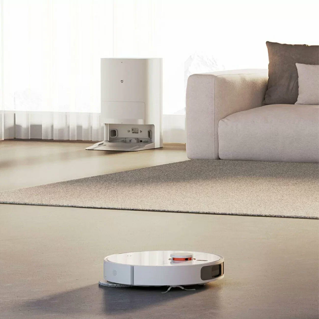 Робот-пылесос с базой для самоочистки Xiaomi Mijia Sweeping Robot Omni 2 (C102CN)