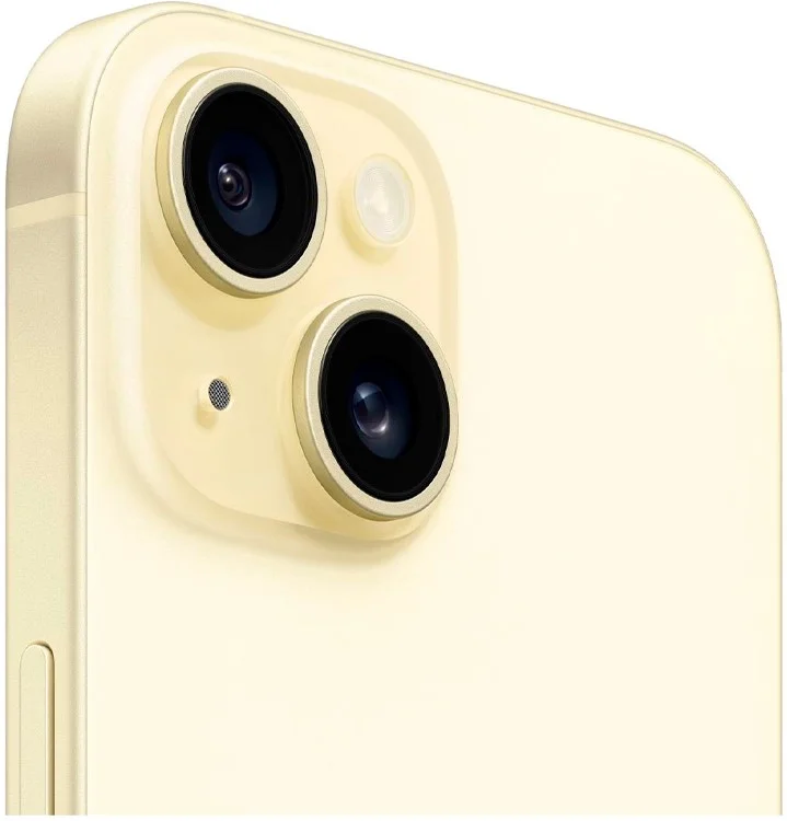 Смартфон Apple iPhone 15, Dual: nano SIM + eSIM, 128 ГБ, желтый