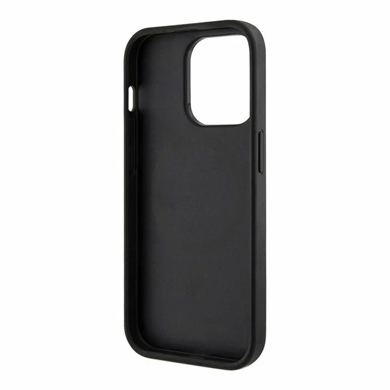 Чехол Guess PU 4G Stripes Hard Black (MagSafe) для iPhone 15 Pro Max