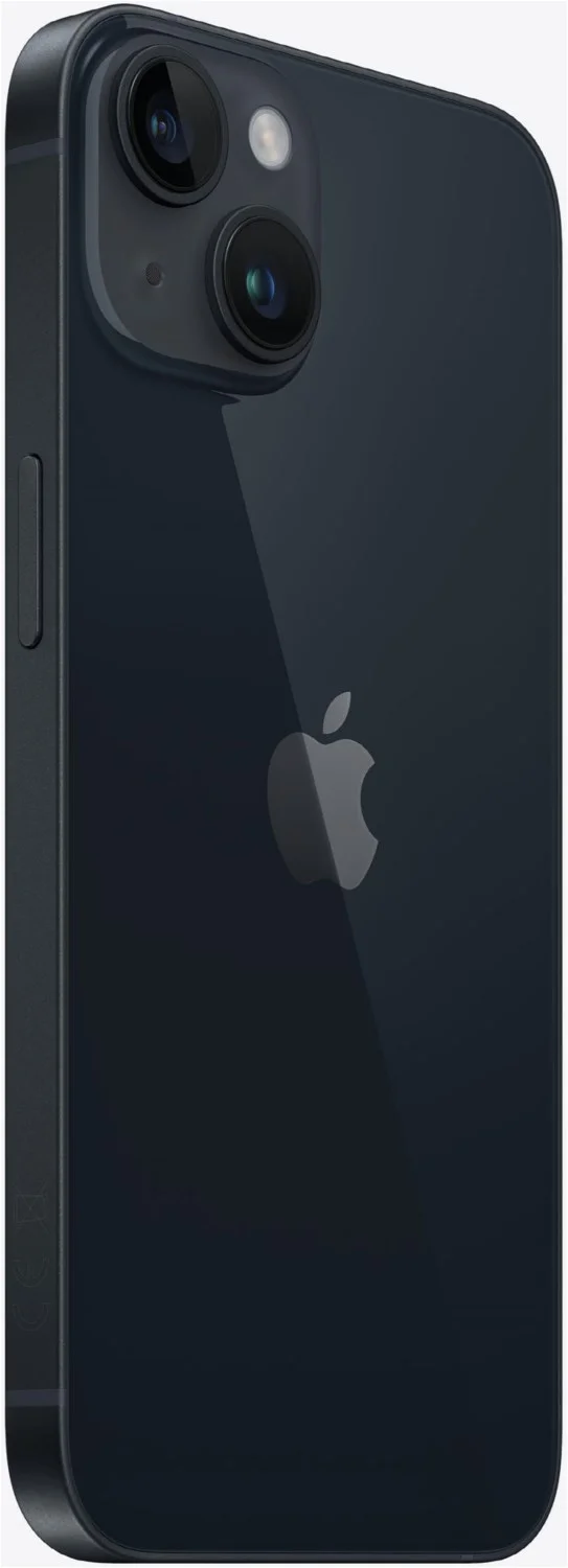 Смартфон Apple iPhone 14, Dual: nano SIM + eSIM, 128 ГБ, Темная ночь