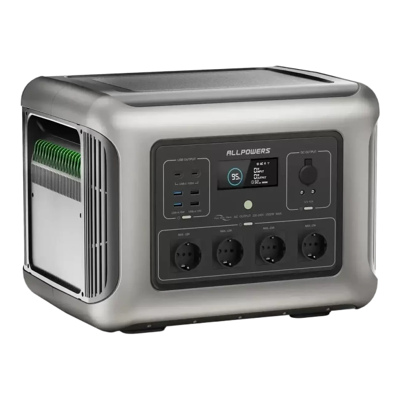 Портативная зарядная станция ALLPOWERS R2500 V2, 2500 Вт / 1920 Вт·ч