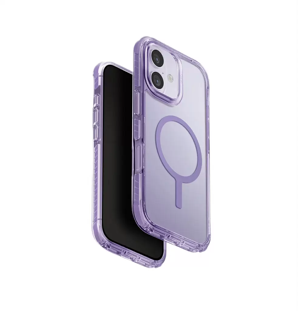 Чехол Uniq Combat для Apple iPhone 17, Pale Lilac (светло-сиреневый), MagSafe