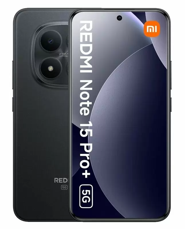 Смартфон Xiaomi Redmi Note 15 Pro Plus 5G, 8/256 ГБ, Black (чёрный)