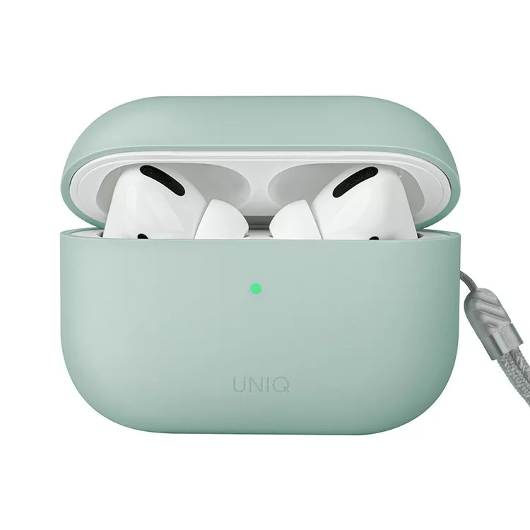 Чехол Uniq LINO Liquid Silicone для AirPods Pro 2 Зелёный