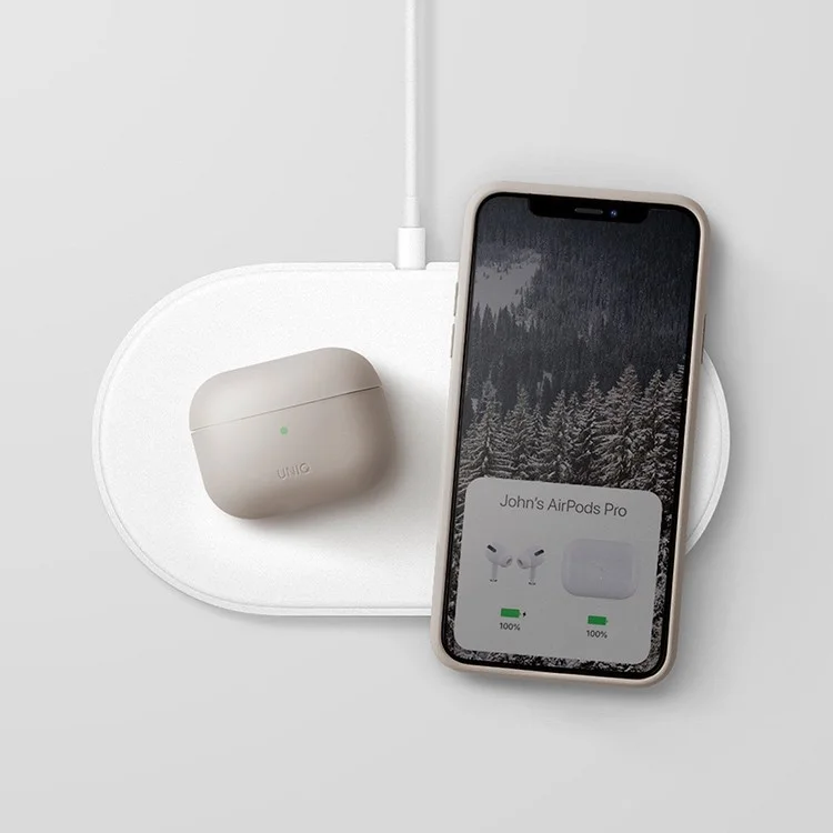 Чехол Uniq LINO Liquid Silicone для AirPods Pro 2 Бежевый