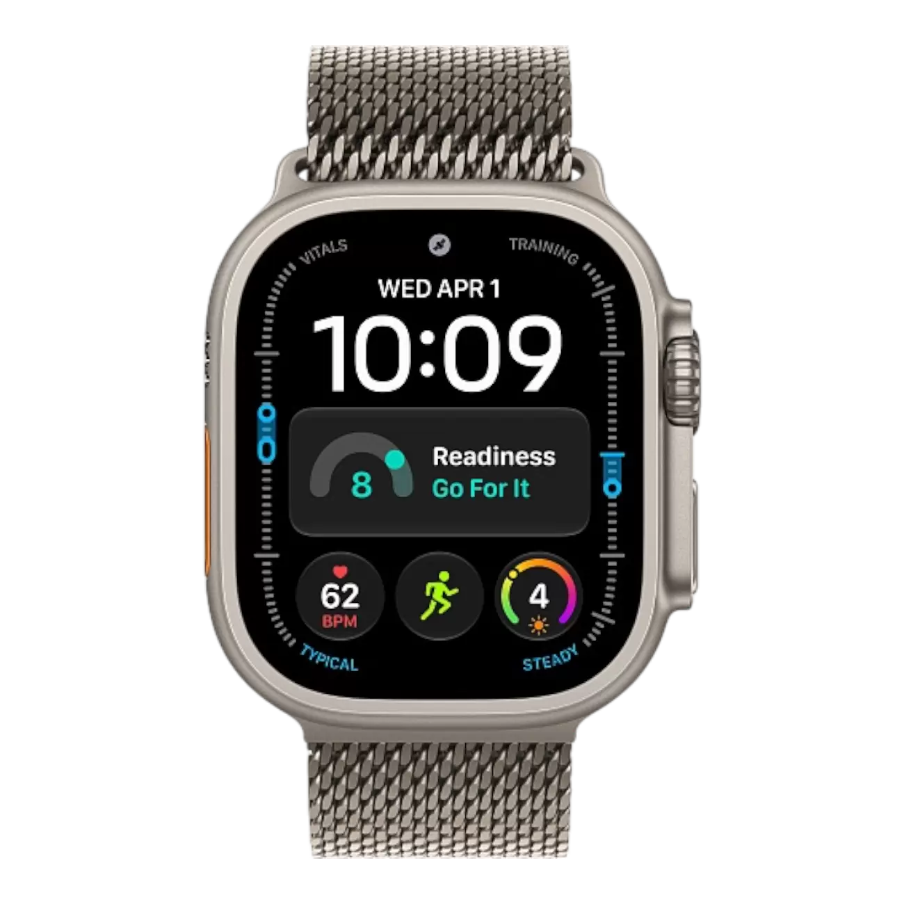 Умные часы Apple Watch Ultra 4 2026 Natural Titanium, 49мм, Titanium Milanese Loop Умные часы Apple Watch Ultra 4 2026 Natural Titanium, 49мм, Titanium Milanese Loop