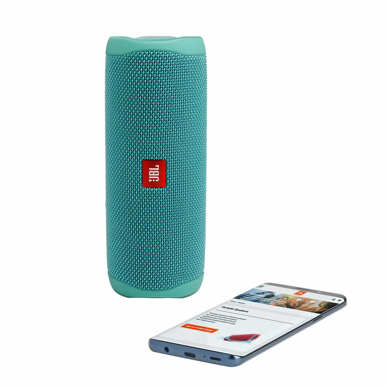 Портативная акустика JBL Flip 5, бирюзовый