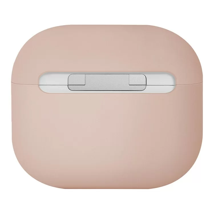 Чехол Uniq LINO Liquid Silicone для AirPods 4 Розовый