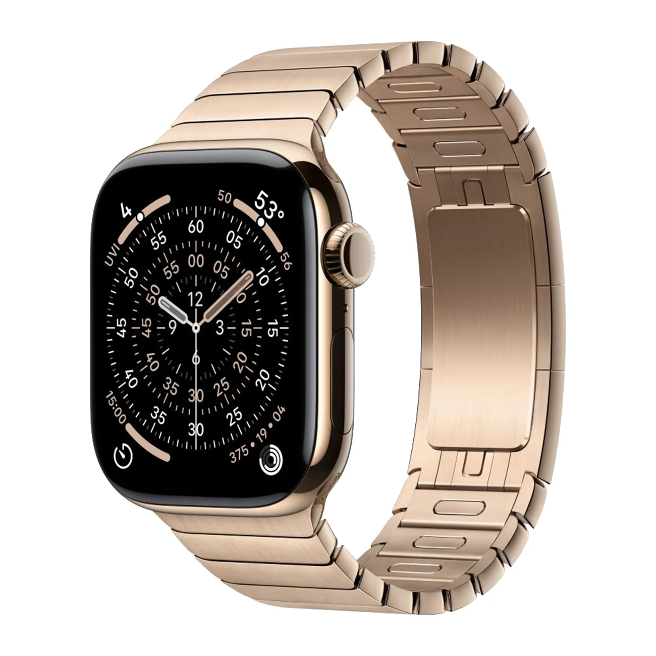Смарт-часы Apple Watch Series 11, 46 мм, Gold Titanium (золотой титан), GPS + Cellular