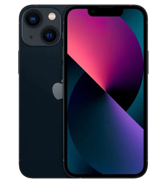 Смартфон Apple iPhone 13, Dual: nano SIM + eSIM, 128 ГБ, Темная ночь