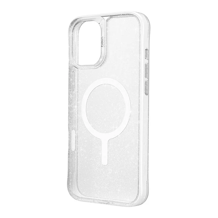 Чехол Uniq LifePro Xtreme Tinsel для iPhone 16 Pro Max Серебристый блеск (MagSafe)