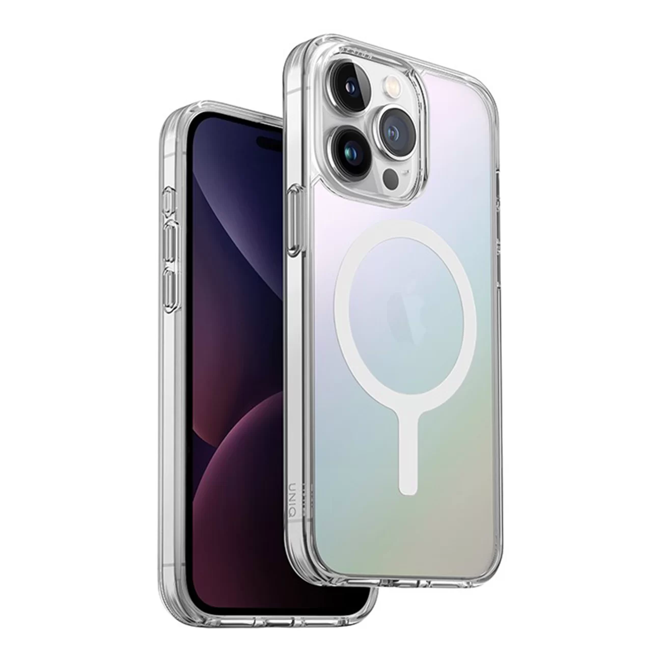 Противоударный чехол Uniq Lifepro Xtreme + MagSafe, прозрачный для iPhone 15 Pro Max