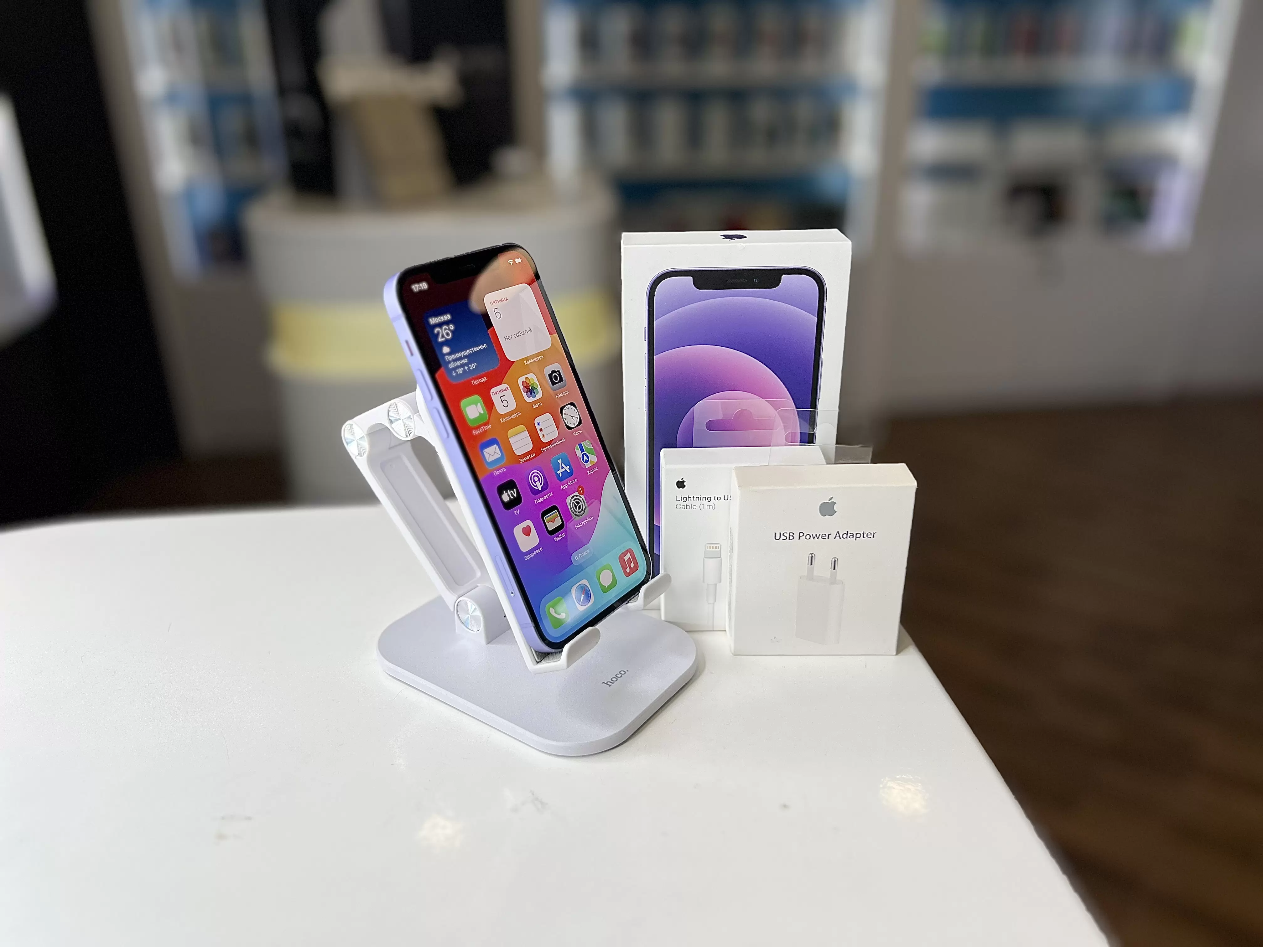 Смартфон Apple iPhone 12, Фиолетовый, 64 ГБ / 2670*