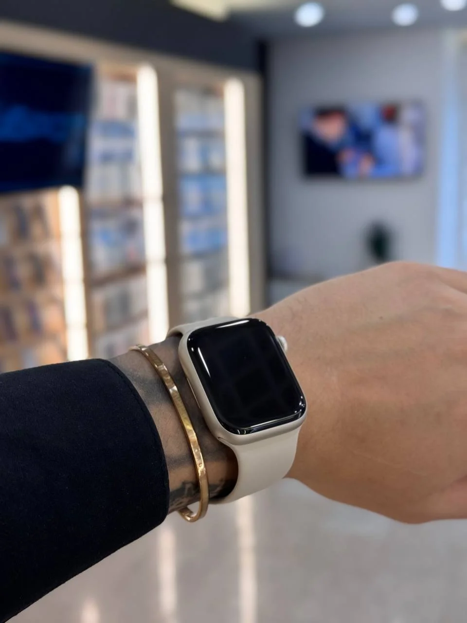 Смарт Часы Apple Watch S8, Серебристый, 45mm / LXX1*