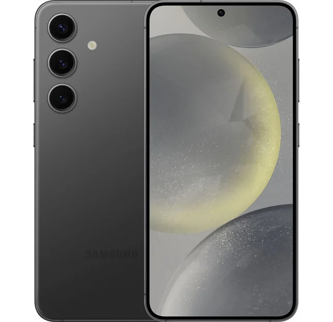 Смартфон Samsung Galaxy S24, Snapdragon, 8/256 ГБ, Dual SIM, ониксово-чёрный