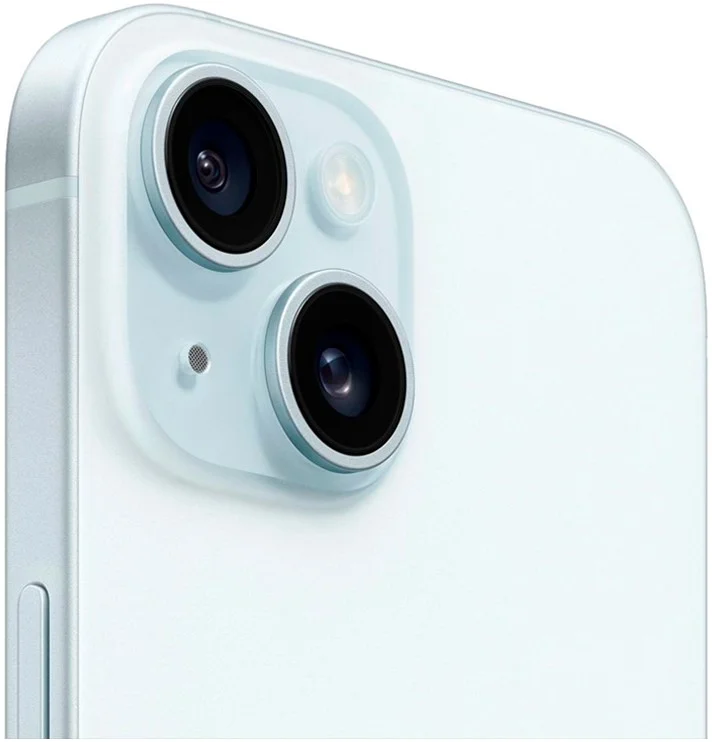 Смартфон Apple iPhone 15, Dual: nano SIM + eSIM, 128 ГБ, Голубой