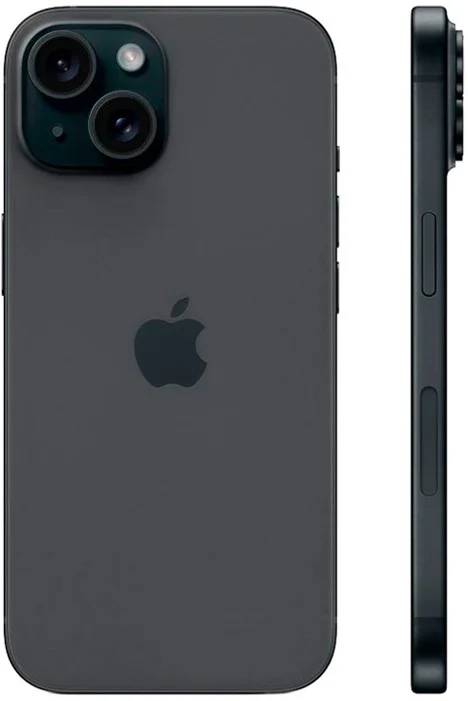 Смартфон Apple iPhone 15, Dual nano SIM, 512 ГБ, черный