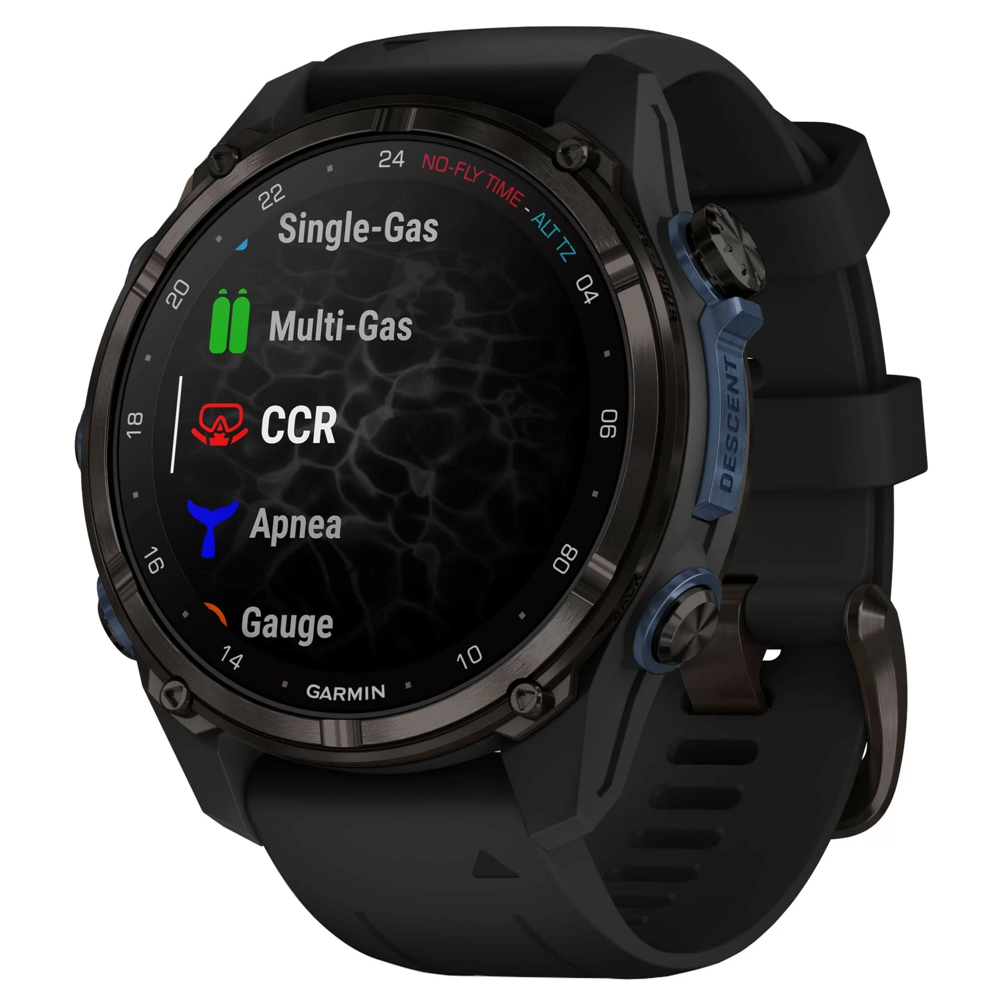 Дайвинг-компьютер Garmin Descent Mk3i, 43 мм (Carbon Gray DLC Titanium / титановый корпус, цвет графит, Black Silicone Band / чёрный силиконовый ремешок) Дайвинг-компьютер Garmin Descent Mk3i, 43 мм (Carbon Gray DLC Titanium / титановый корпус, цвет графит, Black Silicone Band / чёрный силиконовый ремешок)