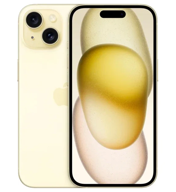Смартфон Apple iPhone 15 Plus, Dual: nano SIM + eSIM, 256 ГБ, желтый