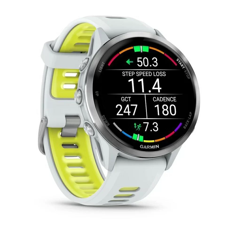 Спортивные часы Garmin Forerunner 570, 42 мм, Titanium Whitestone / Translucent Amp Yellow (Серый с зеленым) Спортивные часы Garmin Forerunner 570, 42 мм, Titanium Whitestone / Translucent Amp Yellow (Серый с зеленым)