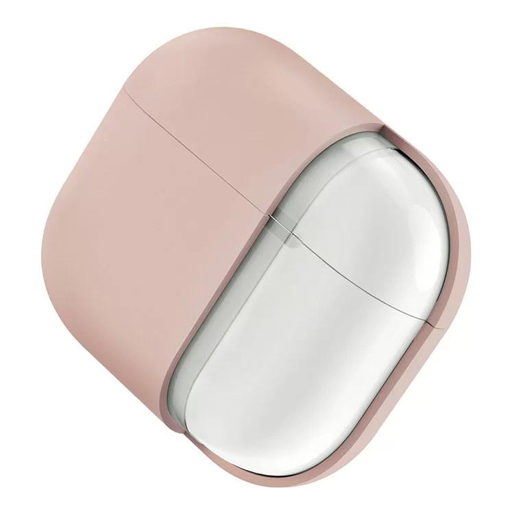 Чехол Uniq LINO Liquid Silicone для AirPods 4 Розовый