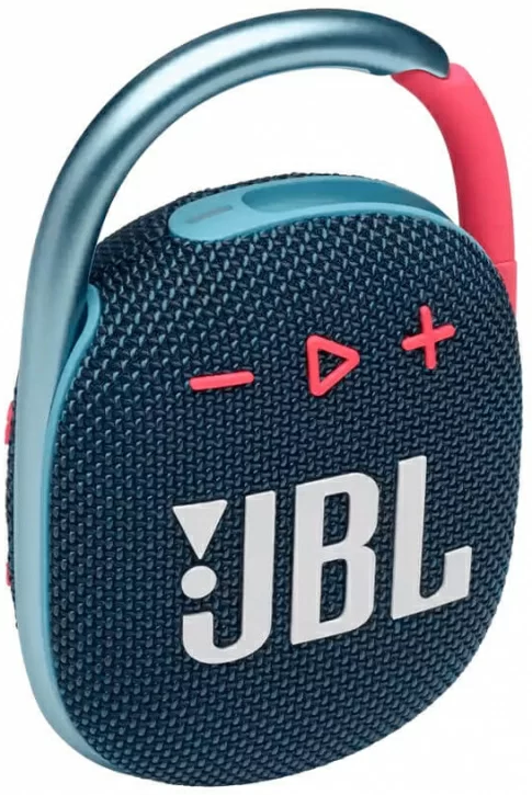 Портативная акустика JBL Clip 4, сине-розовый