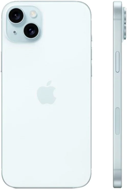 Смартфон Apple iPhone 15 Plus, Dual nano SIM, 128 ГБ, Голубой