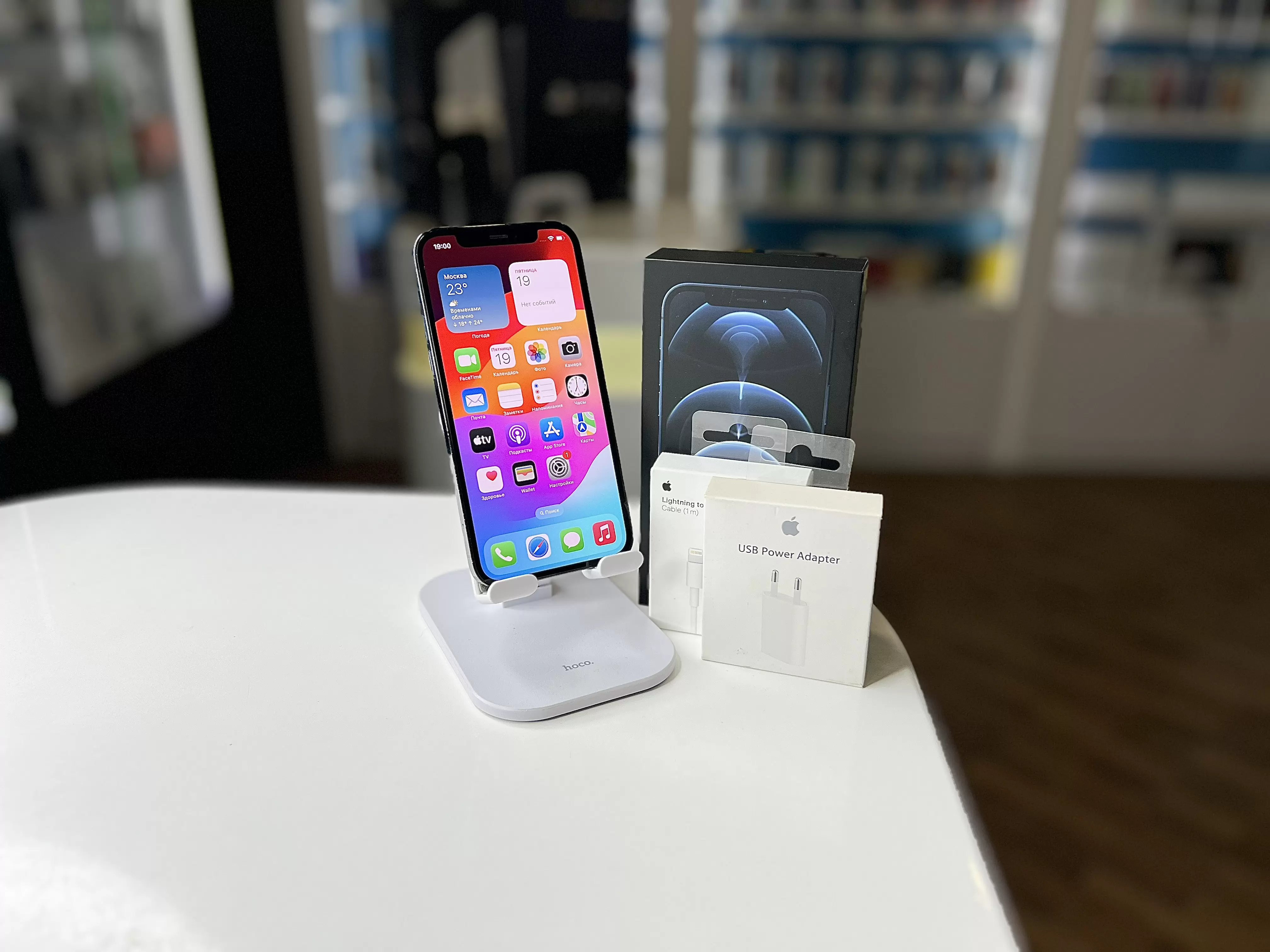 Смартфон Apple iPhone 12 Pro, Тихоокеанский синий, 256 ГБ / 8876*