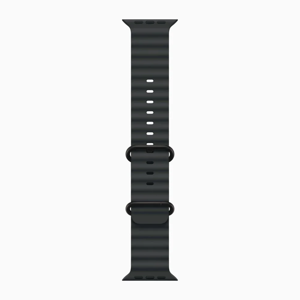 Смарт-часы Apple Watch Ultra 3, 49 мм, ремешок Ocean Band, Чёрный титан / Black Titanium