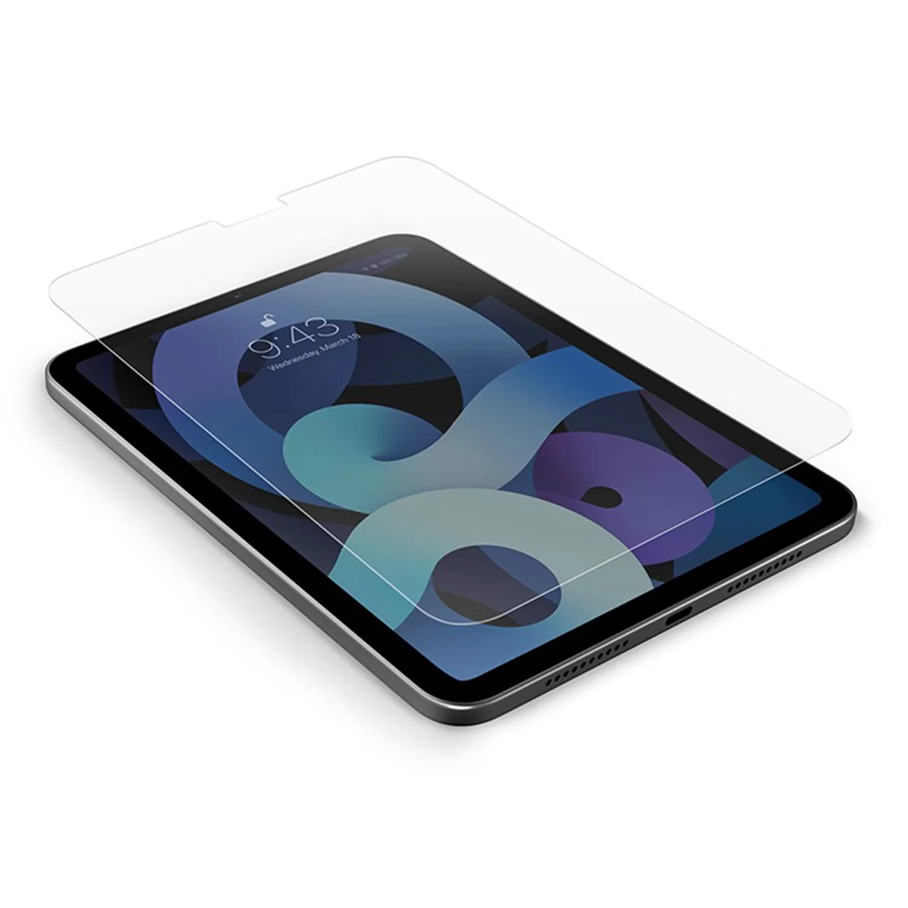 Стекло защитное Uniq для iPad Pro 11 (2024/2025) OPTIX Clear (+installer)