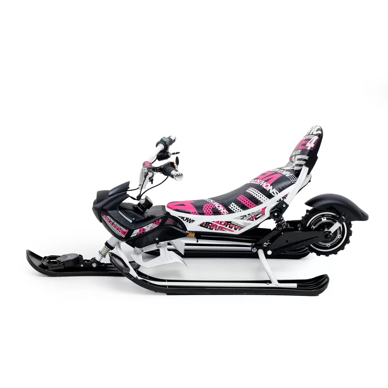 Снегокат электрический Bars, Pink (розовый)