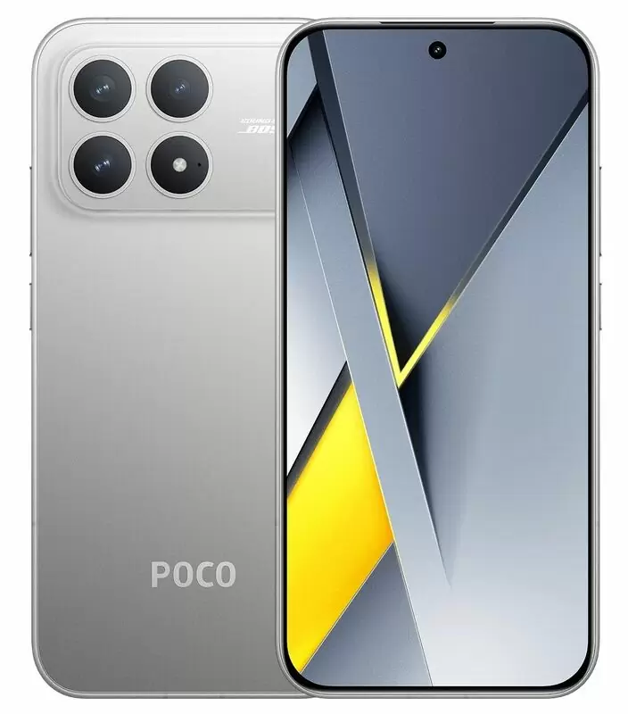 Смартфон Xiaomi POCO F8 Pro, 12/512 ГБ, Silver (серебристый)