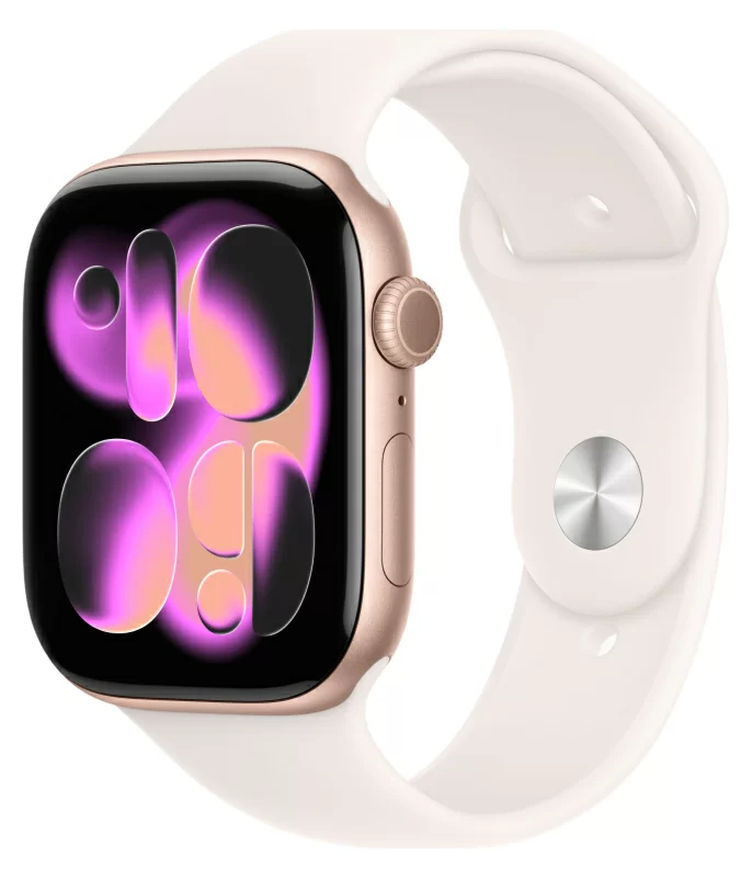 Смарт-часы Apple Watch Series 11, 46 мм, Rose Gold (розовое золото), GPS
