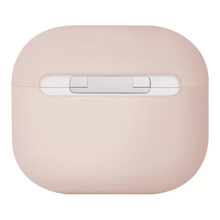 Чехол Uniq LINO Liquid Silicone для AirPods 3 Розовый