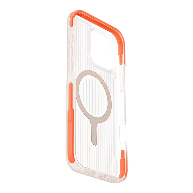 Чехол Uniq Combat LifePro Active для iPhone 16 Pro Вольт-оранжевый (MagSafe)