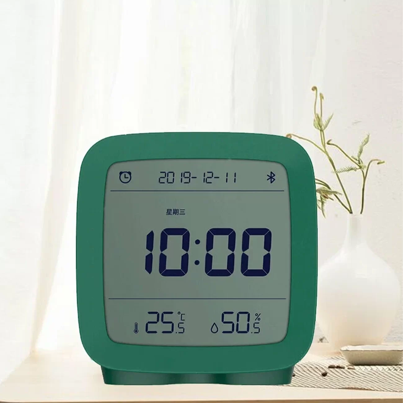 Умный Bluetooth-будильник Xiaomi Qingping Bluetooth Alarm Clock Зеленый