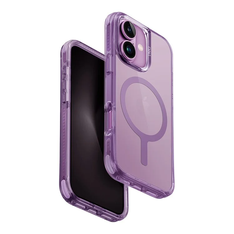 Чехол Uniq Combat Life для iPhone 16 Виноградно-розовый (MagSafe)