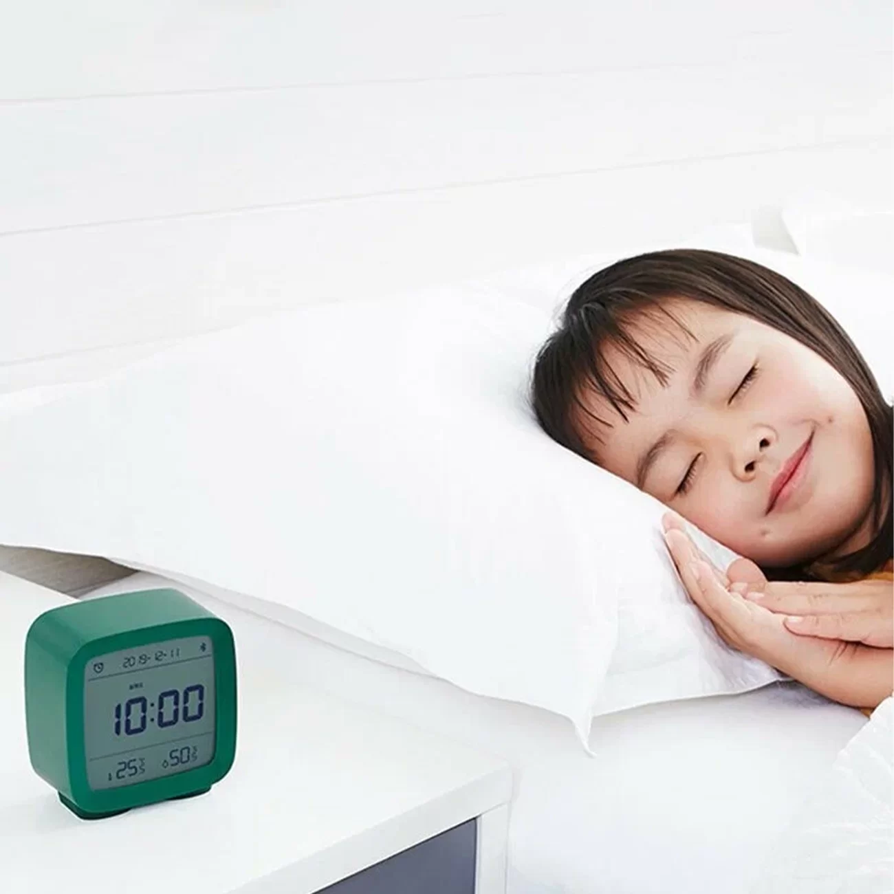 Умный Bluetooth-будильник Xiaomi Qingping Bluetooth Alarm Clock Зеленый