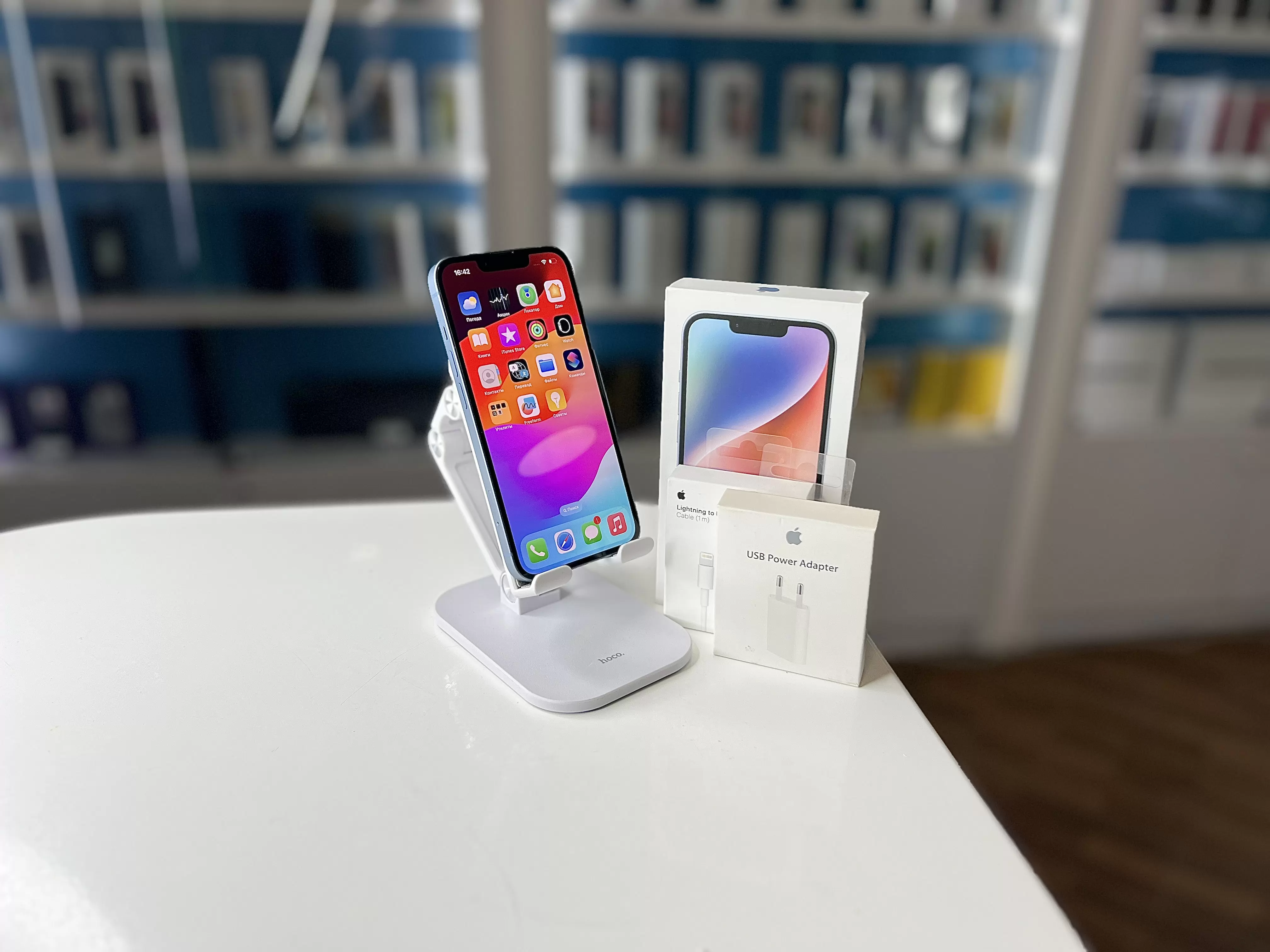 - Смартфон Apple iPhone 14, Голубой, 128 ГБ / 9255*