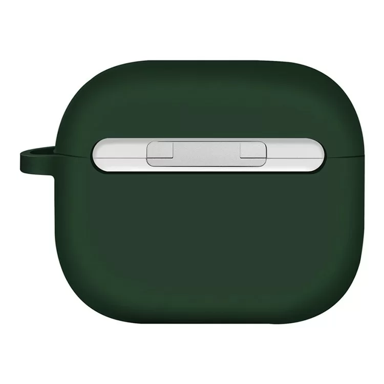 Чехол Uniq NEXO Liquid Silicone с карабином и спортивными крючками для AirPods 3 Зелёный