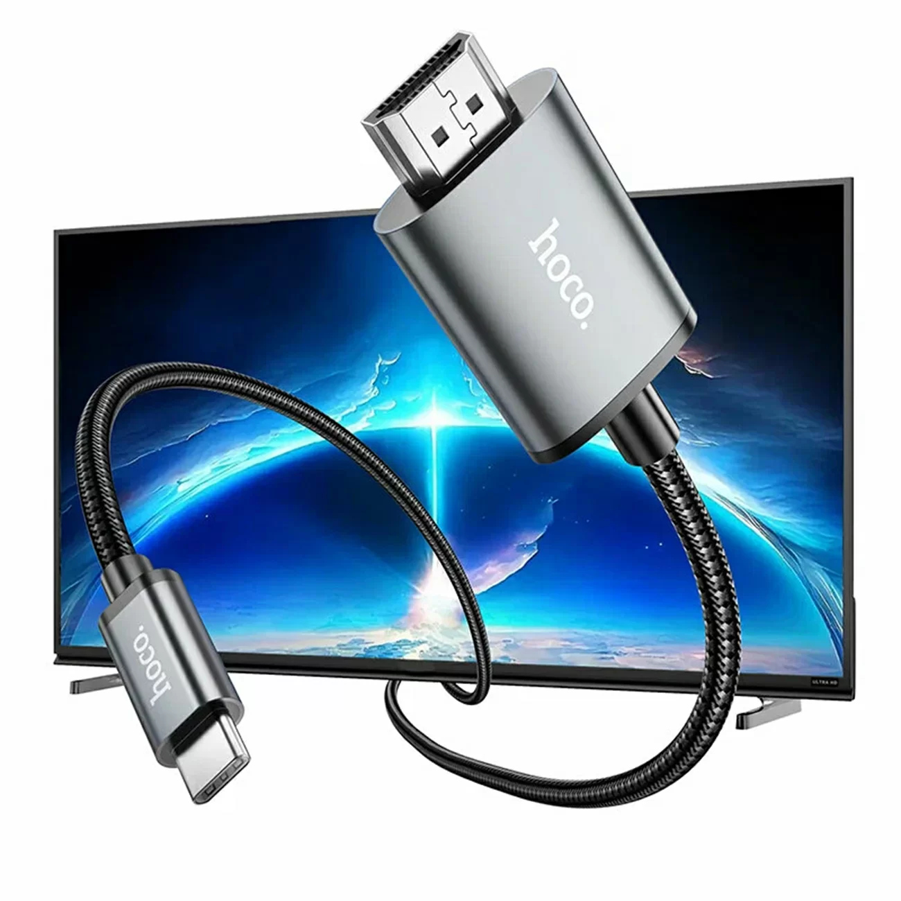 Кабель Type-C to HDMI 4K 2 м UA27 Кабель Type-C to HDMI 4K 2 м UA27