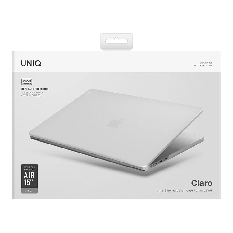 Чехол Uniq HUSK Pro Claro для MacBook Air 15 (2023) Матовый прозрачный