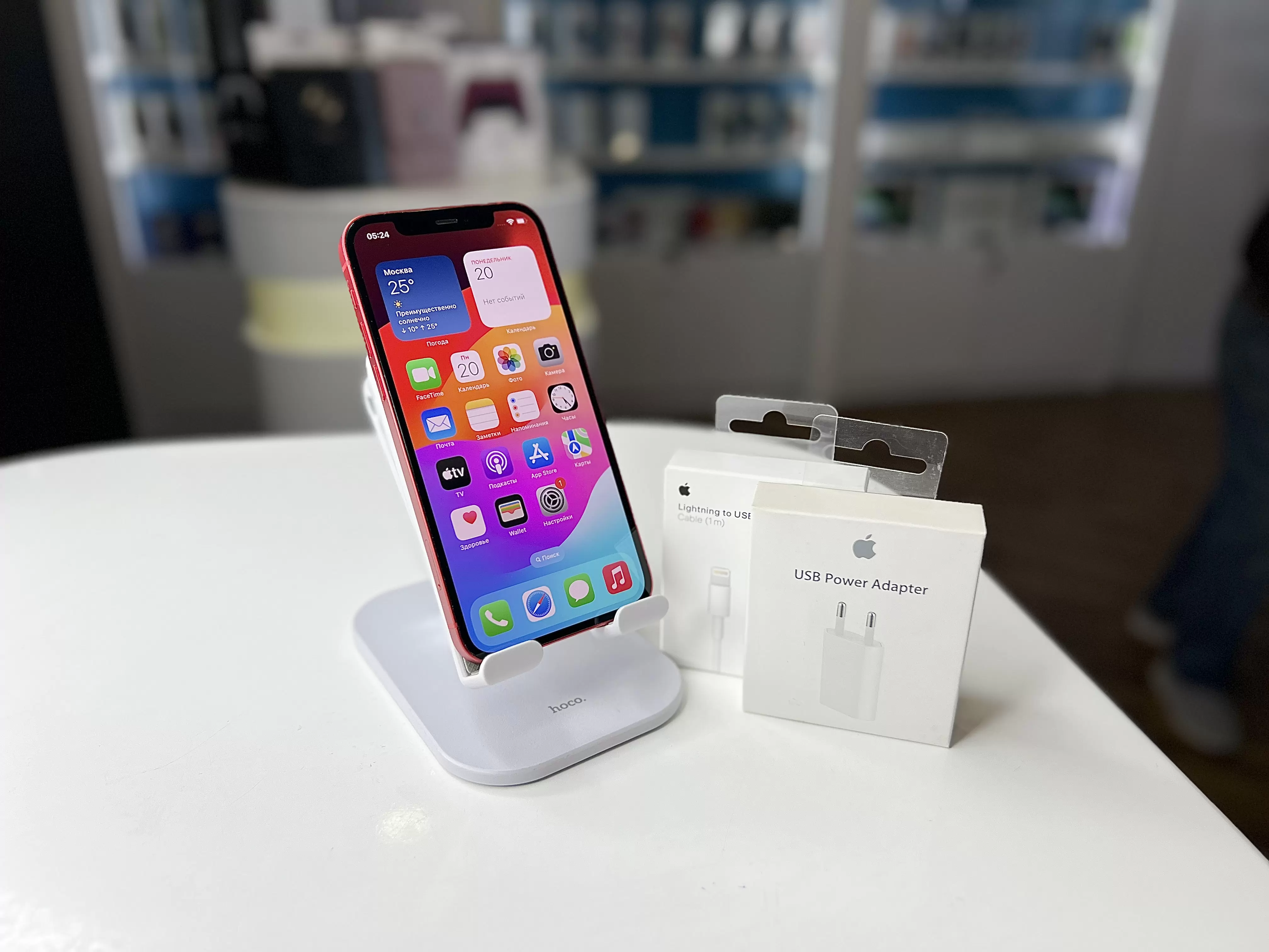 - Смартфон Apple iPhone 12, Красный, 64 ГБ / 0804*