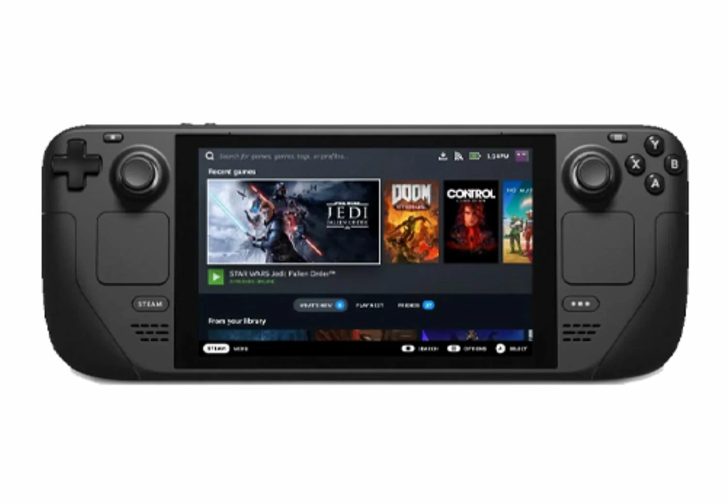 Портативная игровая консоль Valve Steam Deck 128 ГБ, черный