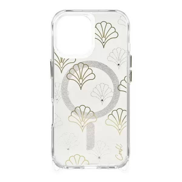 Чехол Uniq COEHL IML Maree для Apple iPhone 17, Sparkling Silver (сияющее серебро), MagSafe