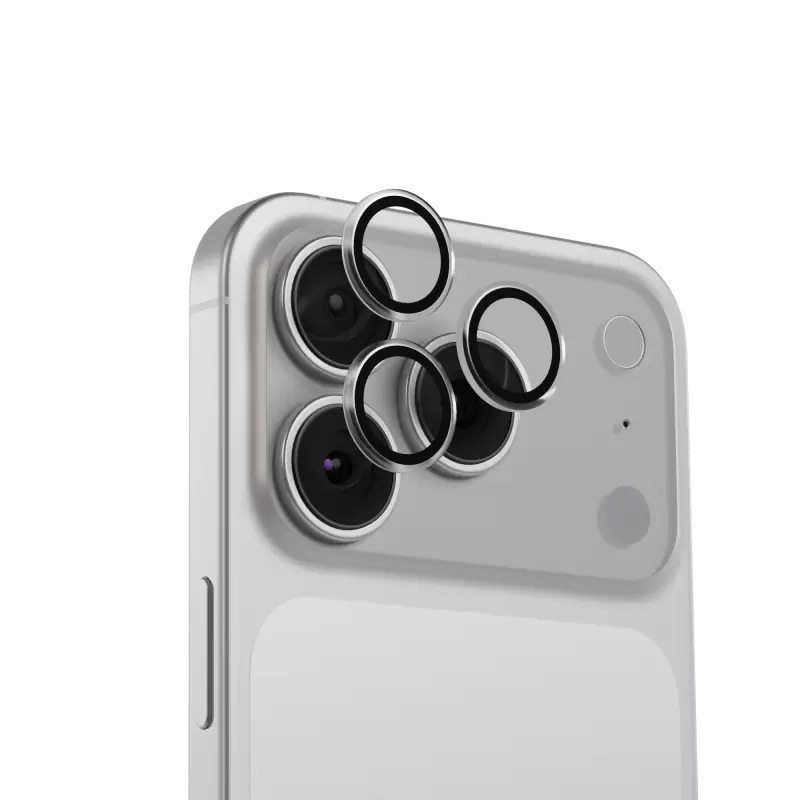 Защитное стекло на камеру BlueO для Apple iPhone 17, Acrylic Frame, 2 шт., Clear (прозрачный), с аппликатором