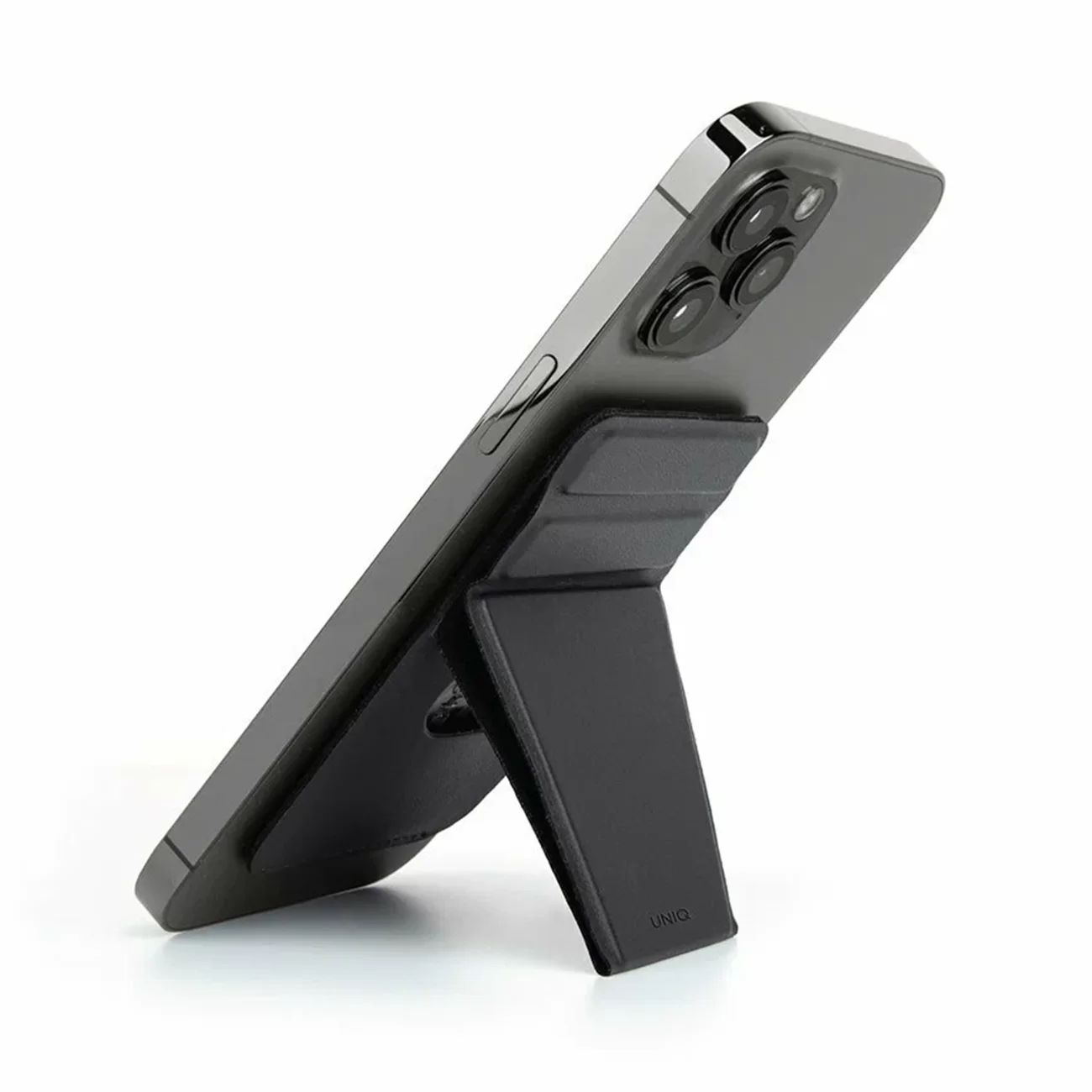 Магнитный бумажник Uniq LYFT с подставкой Black Apple Magsafe 12/13/14/15/16