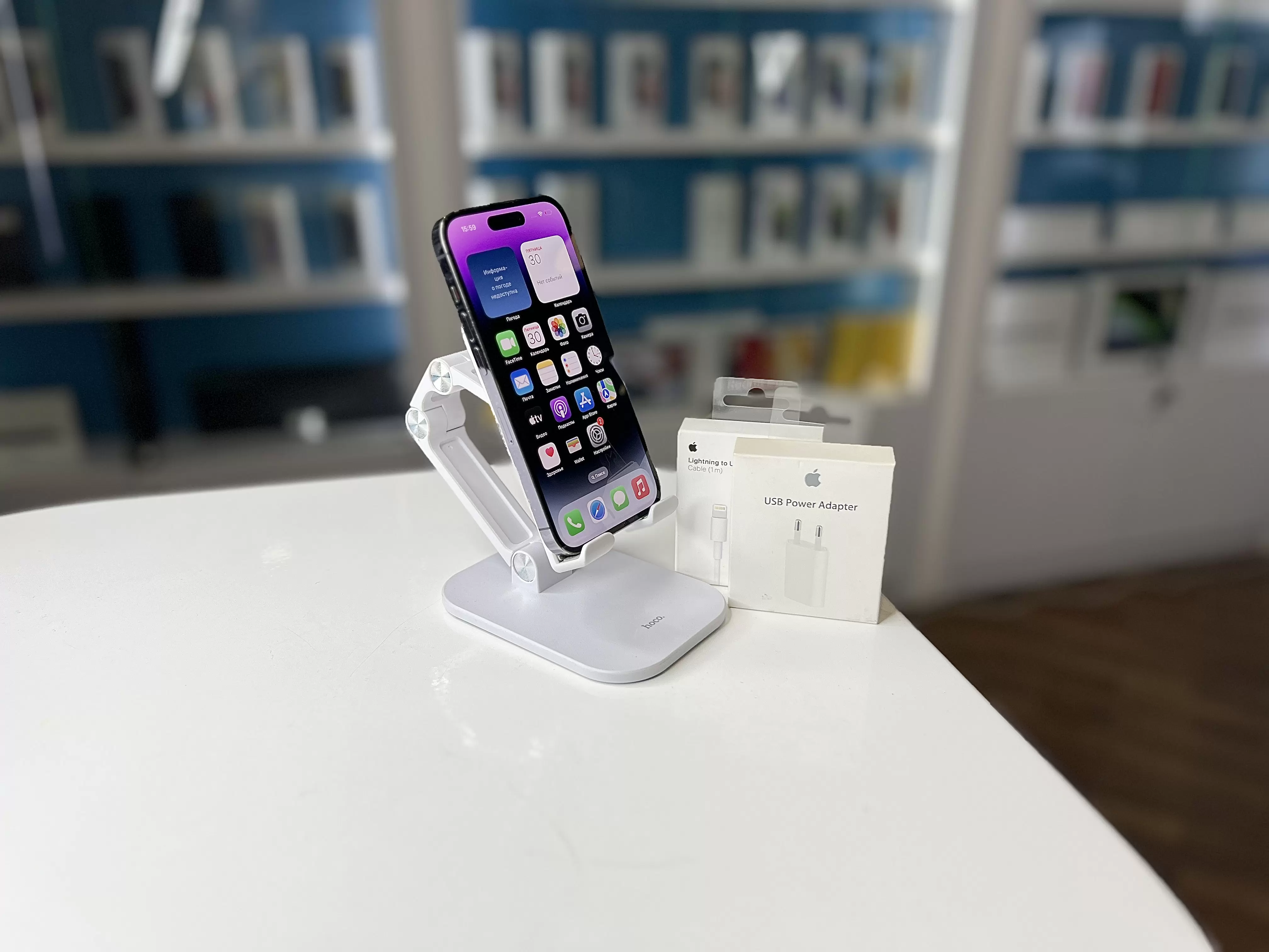 - Смартфон Apple iPhone 14 Pro Max, Темно-фиолетовый, 256 ГБ / 1650*