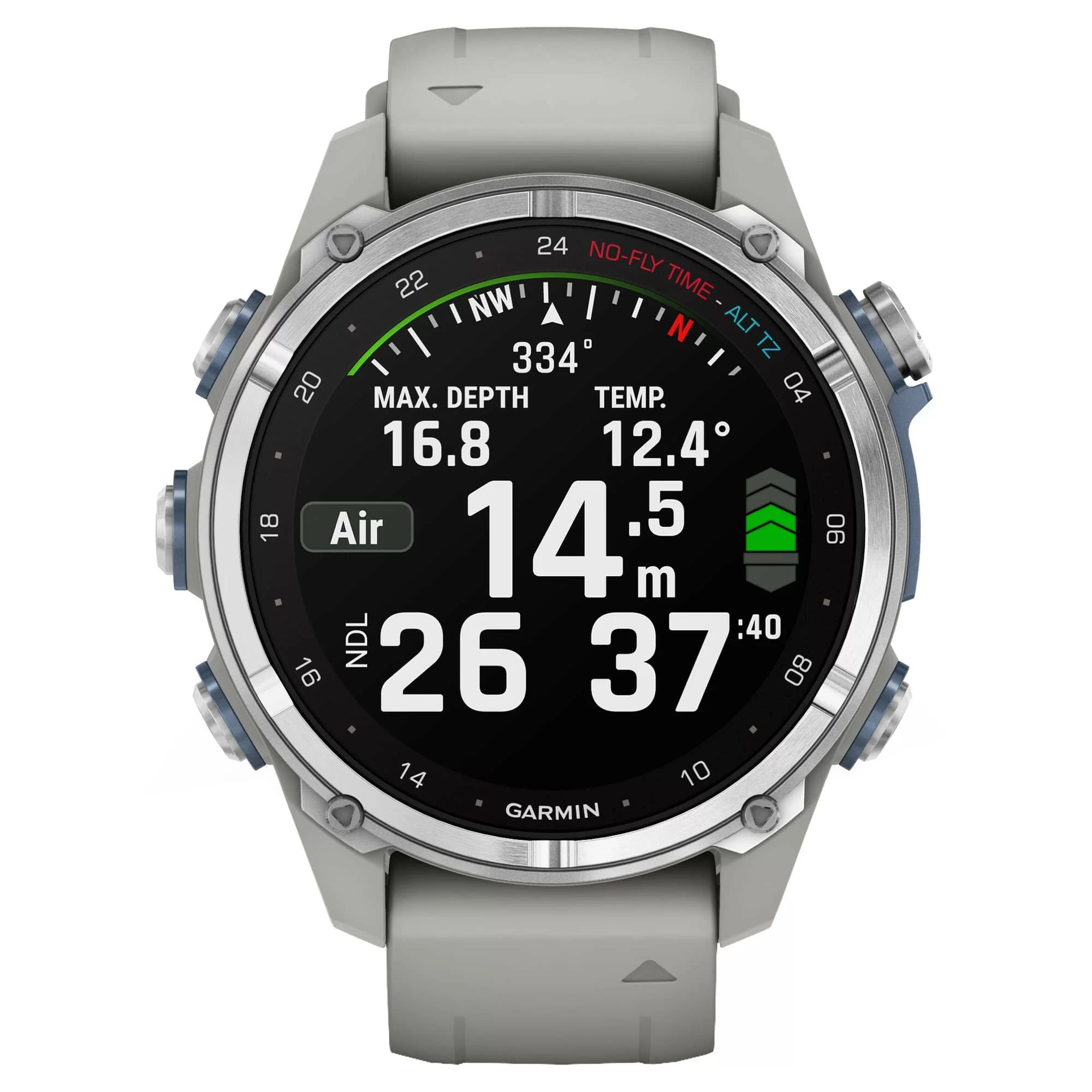 Дайвинг-компьютер Garmin Descent Mk3, 43 мм (Stainless Steel / нержавеющая сталь, Fog Gray Silicone Band / силиконовый ремешок туманно-серый) Дайвинг-компьютер Garmin Descent Mk3, 43 мм (Stainless Steel / нержавеющая сталь, Fog Gray Silicone Band / силиконовый ремешок туманно-серый)