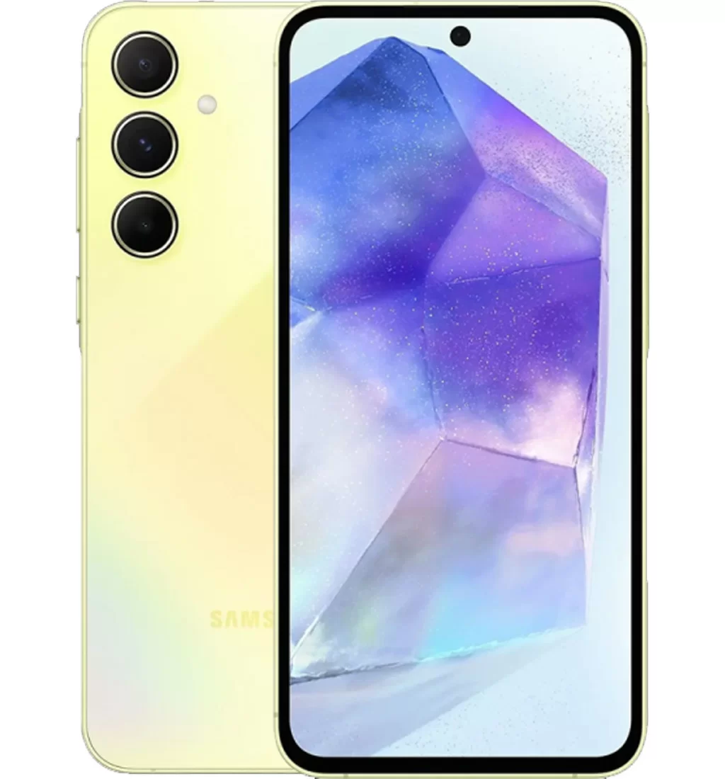 Смартфон Samsung Galaxy A55, 8/256 ГБ, жёлтый